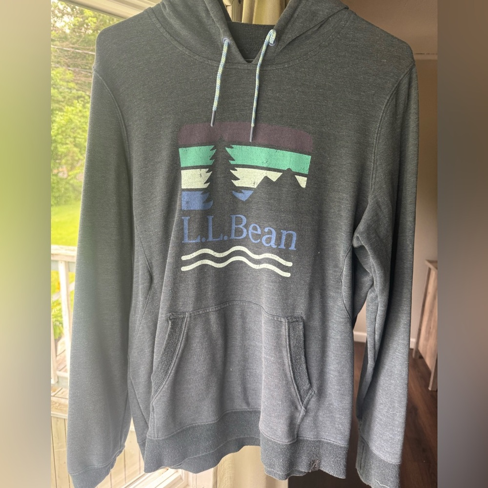 L.L. Bean Hoodie with Mountain Design